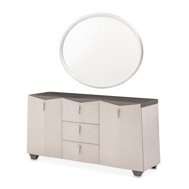 Fantosini Silver Mist Sideboard with Mirror - Ornate Home