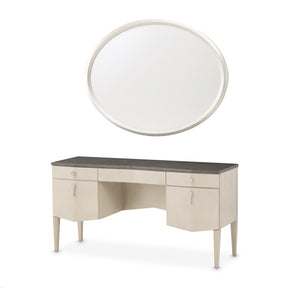 Fantosini Silver Mist Vanity with Mirror - Ornate Home