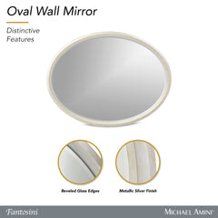 Fantosini Silver Wall Mirror - Ornate Home