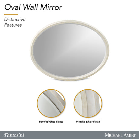 Fantosini Silver Wall Mirror - Ornate Home