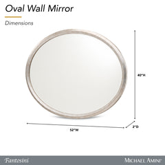 Fantosini Silver Wall Mirror - Ornate Home