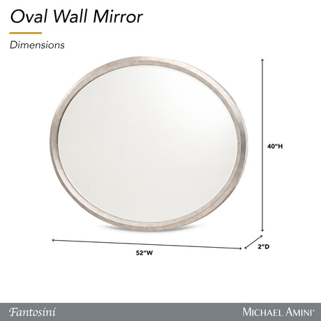 Fantosini Silver Wall Mirror - Ornate Home