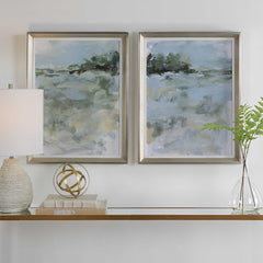 Far Away View Multicolor Framed Prints (Set of 2) - Ornate Home