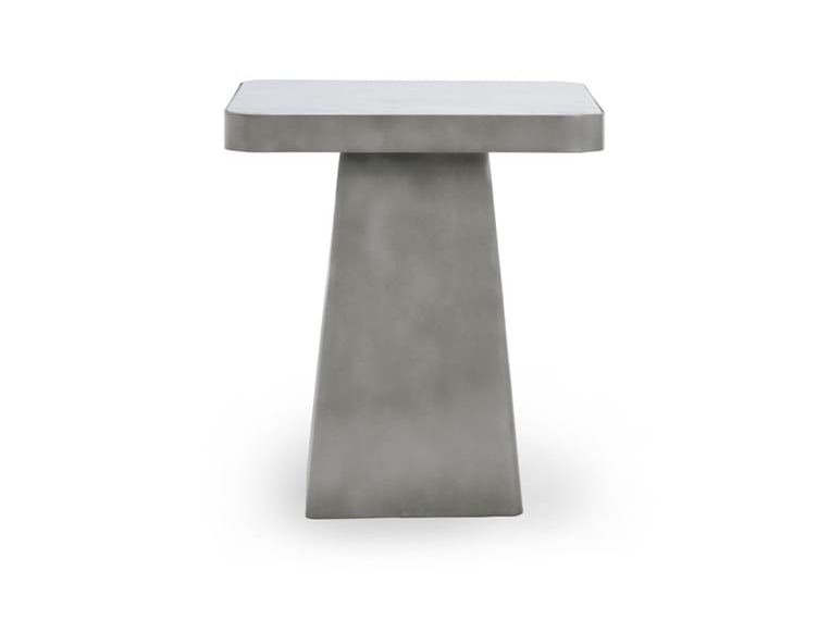 Far Marble/Metal Square End Table - Ornate Home