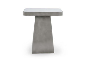 Far Marble/Metal Square End Table - Ornate Home