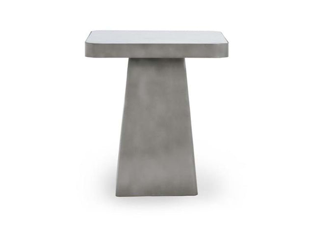 Far Marble/Metal Square End Table - Ornate Home