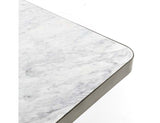 Far Marble/Metal Square End Table - Ornate Home