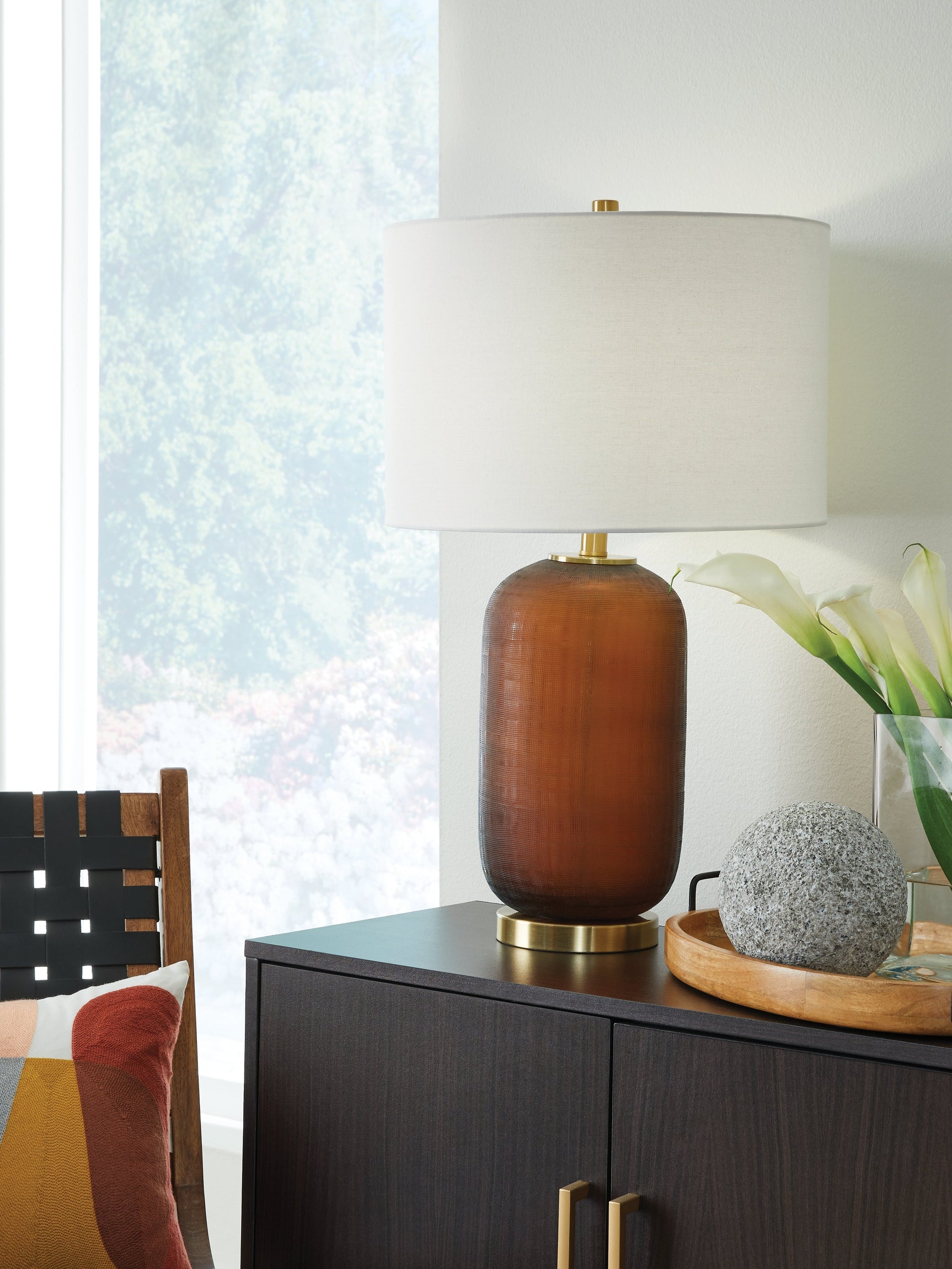 Farberman Amber Table Lamp (Online Special Price) - Ornate Home