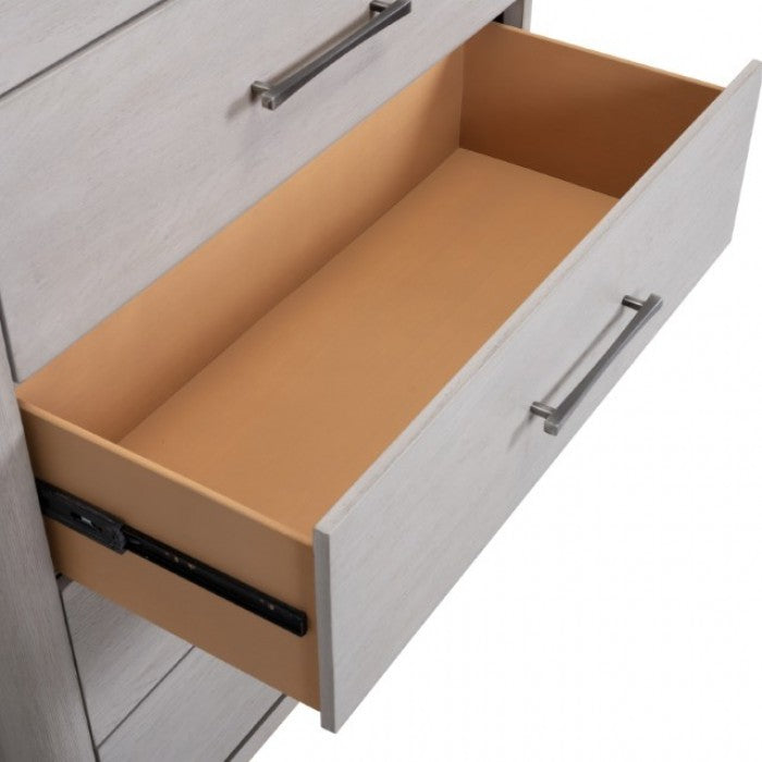 Fareham Oak Queen 5 Piece Bedroom Set w/Chest - Ornate Home