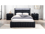 Farese Black Full Bed - Ornate Home