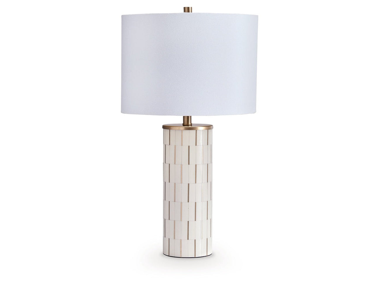 Faridworth White/Gold Poly Table Lamp (1/CN) (Online Special Price) - Ornate Home