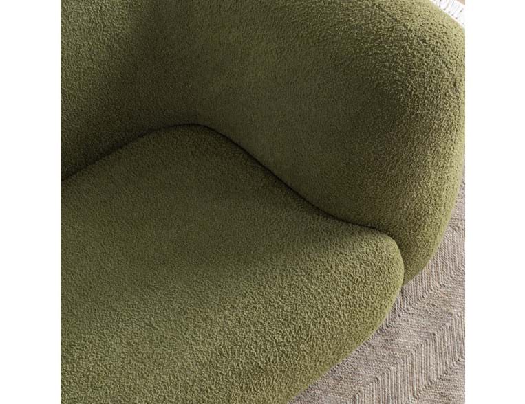 Faris Dark Olive Upholstered Sofa - Ornate Home