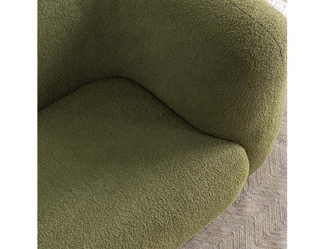 Faris Dark Olive Upholstered Sofa - Ornate Home