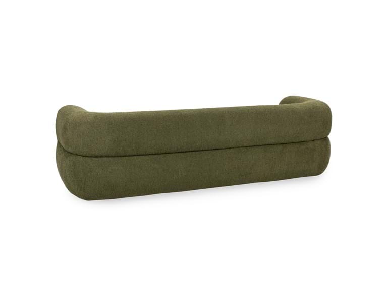 Faris Dark Olive Upholstered Sofa - Ornate Home