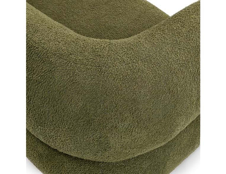 Faris Dark Olive Upholstered Sofa - Ornate Home