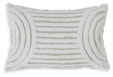 Farissen White/Tan Pillow - Ornate Home