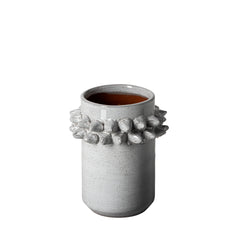 Farmhampton Gray Small Spoked Ceramic Vase - Ornate Home
