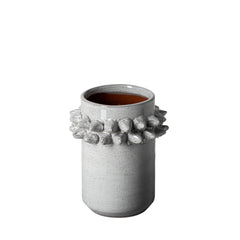Farmhampton Gray Small Spoked Ceramic Vase - Ornate Home