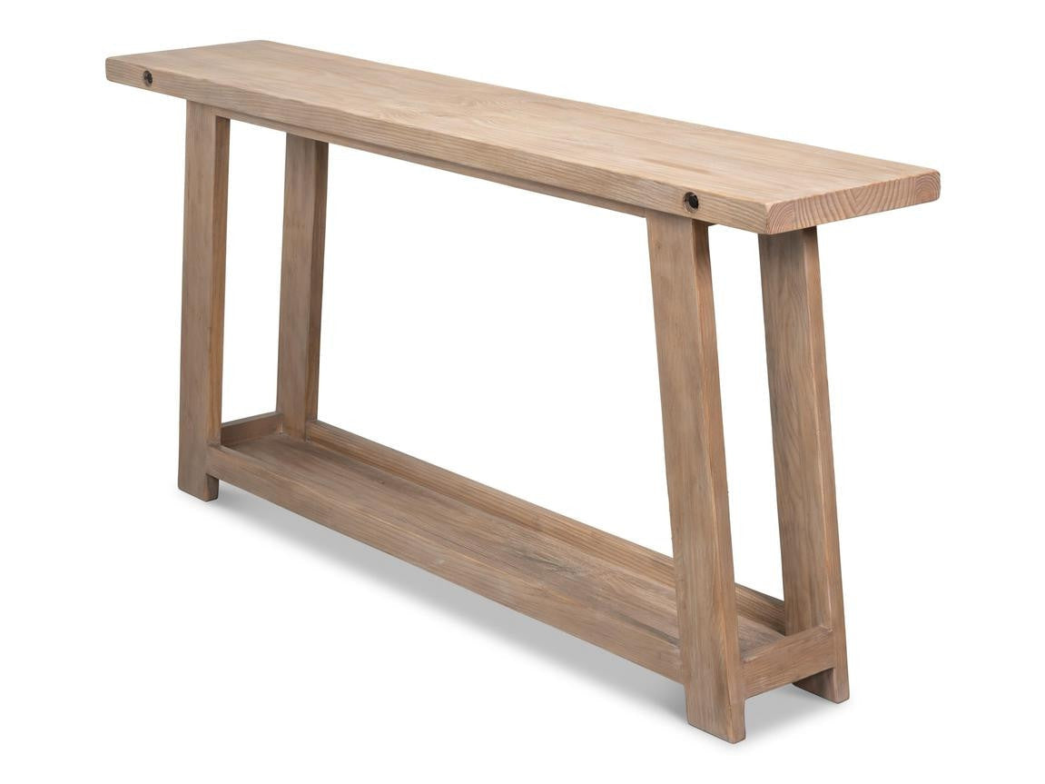 Farmhouse Natural Console Table - Ornate Home