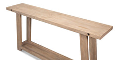 Farmhouse Natural Console Table - Ornate Home