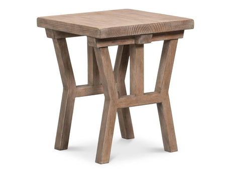 Farmhouse Natural Side Table - Ornate Home