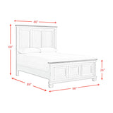 Farmington Medium Brown/Washed Stone 5-Piece Queen Bedroom Set - Ornate Home