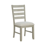 Farmington Medium Brown/Washed Stone 6-Piece Standard Height Dining Set - Ornate Home