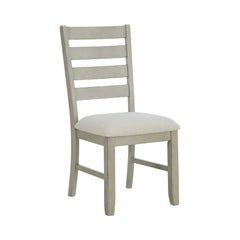 Farmington Medium Brown/Washed Stone 7-Piece Standard Height Dining Set - Ornate Home