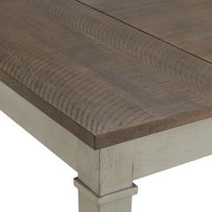 Farmington Medium Brown/Washed Stone Storage Dining Bench - Ornate Home