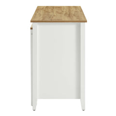 Farmstead Oak/White Kitchen Island - Ornate Home