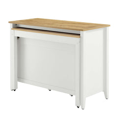 Farmstead Oak/White Kitchen Island - Ornate Home
