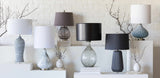 Farnborough Marble Ceramic Table Lamp - Ornate Home
