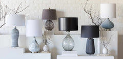 Farnborough Marble Ceramic Table Lamp - Ornate Home