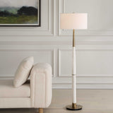 Faro White Marble Floor Lamp - Ornate Home