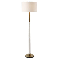 Faro White Marble Floor Lamp - Ornate Home