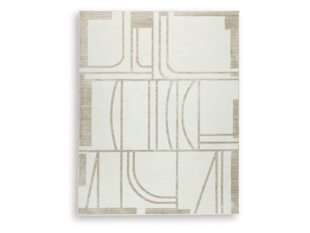 Farongrove Ivory/Beige Large Rug (Online Special Price) - Ornate Home