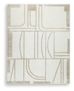 Farongrove Ivory/Beige Large Rug - Ornate Home