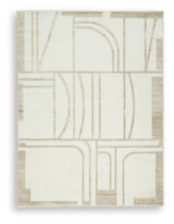 Farongrove Ivory/Beige Medium Rug - Ornate Home