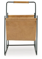 Faronworth Brown/Black Magazine Rack (Online Special Price) - Ornate Home