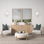 Farrah Gold Frosted Glass Globe Metal Pendant Light