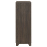 Farre Dark Brown 5-drawer Chest Of Drawers - Ornate Home