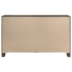 Farre Dark Brown 6-drawer Dresser - Ornate Home