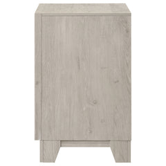 Farre Washed Grey 2-drawer Nightstand Bedside Table - Ornate Home