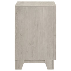 Farre Washed Grey 2-drawer Nightstand Bedside Table - Ornate Home