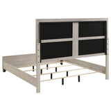 Farre Washed Grey 4-Piece Eastern King Bedroom Set - Ornate Home