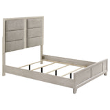 Farre Washed Grey 4-Piece Queen Bedroom Set - Ornate Home