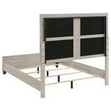Farre Washed Grey 4-Piece Queen Bedroom Set - Ornate Home