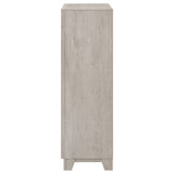 Farre Washed Grey 5-drawer Chest Of Drawers - Ornate Home