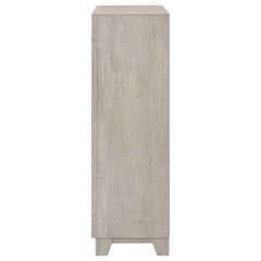 Farre Washed Grey 5-drawer Chest Of Drawers - Ornate Home