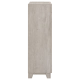 Farre Washed Grey 5-drawer Chest Of Drawers - Ornate Home
